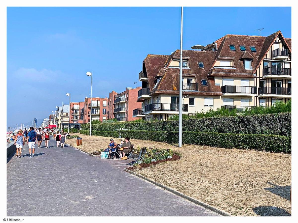 Cabourg, Appartement Plain Pied Avec Terrasse Acces Direct A La Plage Eksteriør bilde