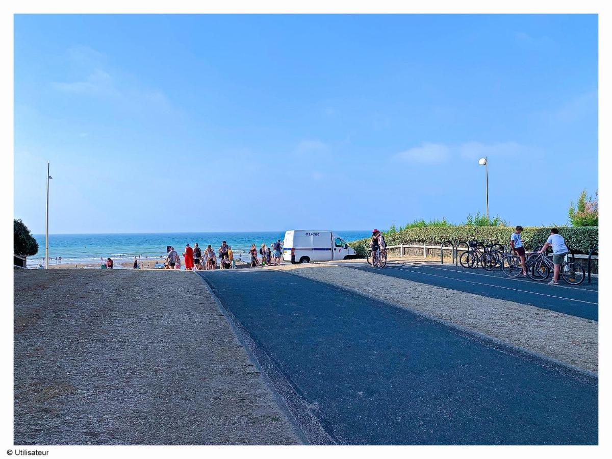 Cabourg, Appartement Plain Pied Avec Terrasse Acces Direct A La Plage Eksteriør bilde