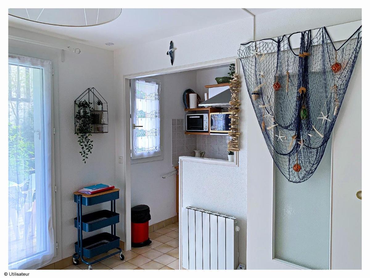 Cabourg, Appartement Plain Pied Avec Terrasse Acces Direct A La Plage Eksteriør bilde
